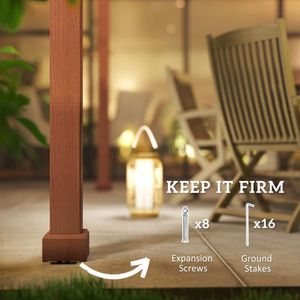 Gazebo e Pergola in Legno per Esterni - Product Image 4