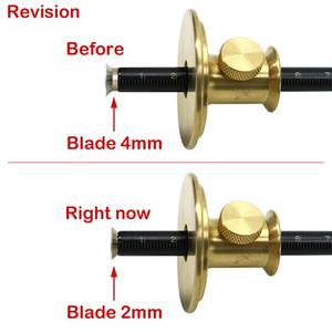 Professional 8" Hardened Steel & Brass <b>Precision</b> Woodworking Wheel Marking Gauge OEM/ODM Industrial DIY - Product Image 5
