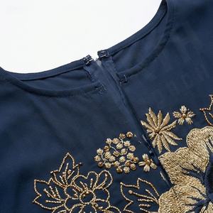 2025 OEM Kimono Outwear Abaya High Stretch Soft Thicker Polyester Fabric Muslim Women V Neck Long Sleeve Party Ramadan Wedding - Product Image 4