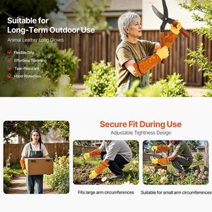 Guanti da Giardinaggio Resistenti alle Forature a Manica Lunga per Diserbo, Attrezzatura Protettiva - Product Image 2