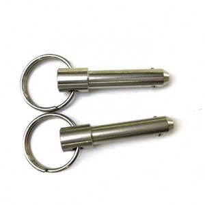 Pasador sin rosca con acabado pulido, soporte de servicio OEM, accesorios de liberación rápida, bola de émbolo marina para barco, 8 mm, acero inoxidable 316 - Product Image 1