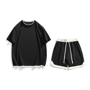 Camiseta y Pantalones Cortos Extra Grandes de Primera Calidad, Tela Premium, Diseño Personalizado, Conjunto Informal o Urbano para Unisex - Product Image 2