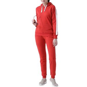 Conjunto Deportivo de Dos Piezas para Mujer, Diseño Sólido para Todas las Temporadas, con Mangas Largas y Top Corto, Estilo Casual - Product Image 1