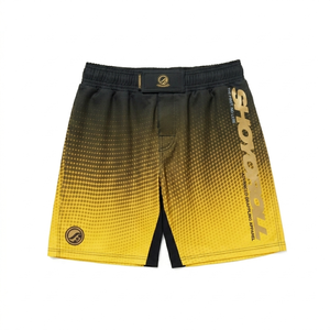 Pantalones Cortos de Grappling MMA Personalizados para Hombre, Pantalones Cortos de Lucha BJJ No-Gi, Ropa Deportiva Sublimada, Pantalones Cortos BJJ Personalizados OEM, Pantalones Cortos Ligeros y Elásticos - Product Image 2