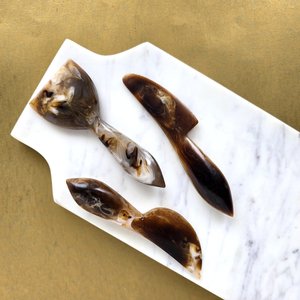 Modern Marble Resin <b>Cheese</b> <b>Knife</b> <b>Set</b> Luxury Butter Spreader <b>Cheese</b> Cutter Serving Utensils Kitchen Accessories OEM ODM - Product Image 3