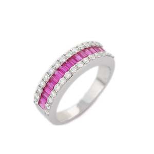 18K White Gold Statement Ring with Natural Tanzanite Peridot Sapphire Opal Citrine Garnet - Product Image 3