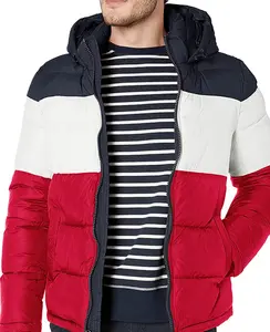 Custom Design Men's Winter Puffer Jacket For Men's Fully Adorable And Reliable Customization Available