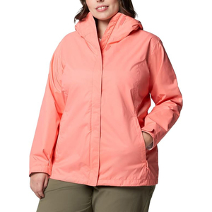 Chaqueta Impermeable con Capucha para Mujer, Cortavientos, Ligera, Informal, para Deportes al Aire Libre, Protección Solar, Color Durazno - Product Image 4