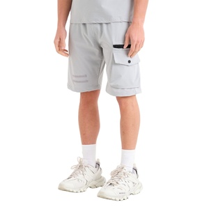Último diseño, nuevo conjunto de 2 piezas de verano para hombre, traje deportivo para hombre con bolsillos, manga corta, 100% algodón, camisa para hombre y pantalón corto para uso diario - Product Image 3