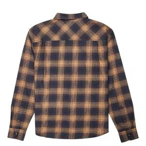 Camiseta de Franela Vintage de Manga Larga con Botones, Extra Grande, 100% Algodón, de la Mejor Calidad, Hecha a Medida para Hombre - Product Image 6