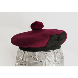 หมวกบัลมอราลทำมือ 100% จากขนสัตว์ หมวกชาวสก็อตแบบดั้งเดิมพร้อมพู่ห้อยปอมปอม รุ่นปี 2026 - Product Image 2