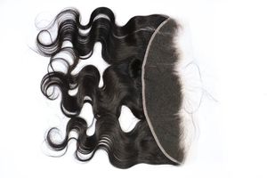 For Lace U Part <b>Wig</b> Natural Black Indian Remy Hair 130% Density <b>Long</b> Water Wave Baby Hair HD Transparent Lace Average Size - Product Image 2