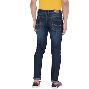 Jean pour homme de haute qualité, coupe droite, taille haute et taille mi-haute, idéal pour l'extérieur, denim de qualité supérieure, service OEM ODM, marque privée - Product Image 2