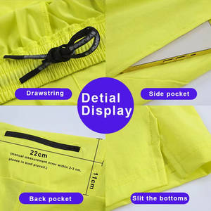 Shorts d'entraînement athlétiques numériques pour hommes, écologiques, unis, à séchage rapide, respirants, pour le sport, vente en gros, OEM ODM - Product Image 6