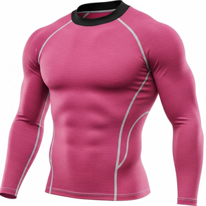 Rashguard MMA de haute qualité, coupe compressive, tissu respirant, séchage rapide, coupe confortable, idéal pour le sport. - Product Image 6