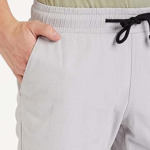 Men's Light Gray <b>Cargo</b> Sweatpants <b>Elastic</b> <b>Waist</b> Drawstring Multiple Pockets Casual Jogger <b>Pants</b> 100% Cotton Breathable - Product Image 6
