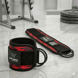 Sangles de cheville réglables en néoprène pour exercices personnalisés, pour machine à câble, sangles de cheville pour poids, produits unisexes disponibles. - Product Image 2