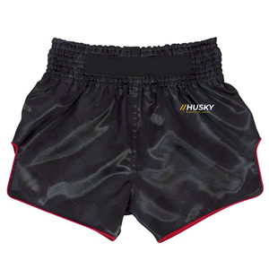 Shorts en satin bleu marine pour homme, couleur unie, taille mi-haute, élastique, séchage rapide, décontracté, 100 % polyester tissé - Product Image 4