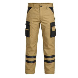 Pantalon de travail en sergé de coton ignifuge NFPA 2112, poches cargo utilitaires, hydrofuge, certifié ASTM/EN, tissu 7,5 oz - Product Image 2