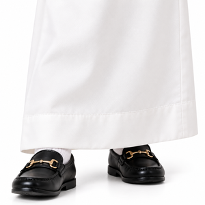 Boys White Thobe Black <b>Waistcoat</b> Set Gold Embroidery Islamic Ankle Length Thawb Jubba Kandura Arab Traditional Clothing Outfit - Product Image 5