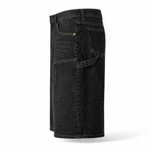 Shorts en jean cargo Y2K pour hommes, style streetwear, production OEM personnalisée, vintage, multi-poches, coupe ample, marque privée - Product Image 3