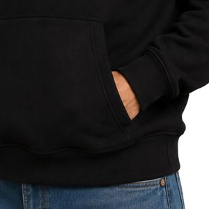 Sweat à capuche noir personnalisé pour homme en molleton de coton épais avec broderie graphique étoile, style streetwear, vente en gros, fabricant de premier plan - Product Image 6