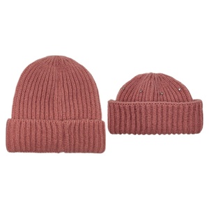 2025 automne hiver Beanie Logo personnalisé coton tricoté chapeau avec strass multicolore en gros nouveau Design - Product Image 5