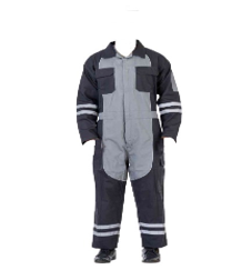 Overol de Seguridad para Hombre, Alta Visibilidad, Reflectante, Ignífugo, Nivel C de Protección, Costuras Soldadas, Ropa de Trabajo de Poliéster, Talla 2XL - Product Image 2