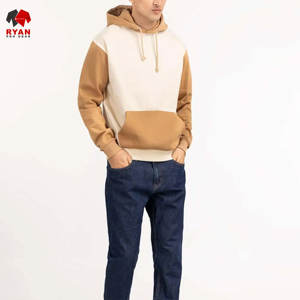 Sweat-shirts à capuche unis pour hommes, style pull-over, avec logo personnalisé, 100% coton molletonné respirant, design ODM, prix de gros pour l'hiver - Product Image 1