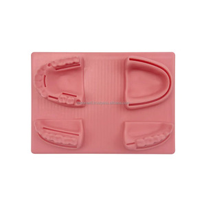 Almohadilla de Práctica de Sutura Dental Manual Reutilizable, Modelo de Entrenamiento Anatómico de Silicona 3D, Certificación CE, 1 Año de Garantía para Odontología - Product Image 1