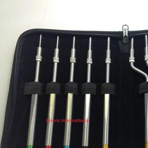 Bison - Lot de 10 osteotomes dentaires pour sinus lift, codés par couleur + marteau à os offert - Product Image 3