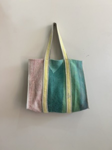 Indian Vintage Kantha Women's Tote Bag Handmade Reversible Shopping Bags - Product Image 4
