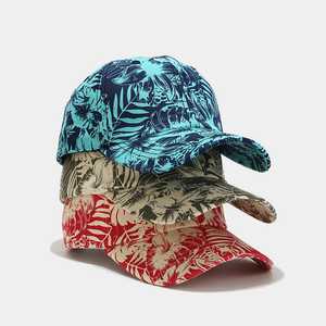 Gorra de Béisbol de Algodón con Estampado Floral, Unisex, Casual, para Primavera/Verano, Transpirable, con Bordado Personalizado - Product Image 4
