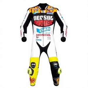 ชุดแข่งรถ Repsol Zonda MotoCP 1 ชิ้น หนังวัว/หนังจิงโจ้ สำหรับขี่มอเตอร์ไซค์/จั๊มสูทสำหรับนักขี่/ชุดสำหรับนักขี่มอเตอร์ไซค์ ระดับเกราะป้องกัน 2 - Product Image 1