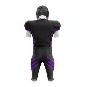 Ensemble d'uniformes de football américain pour hommes, haute qualité, 100% polyester, sublimation, respirant, séchage rapide, léger, taille plus - Product Image 4