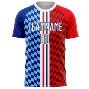 Maillot de football personnalisé de haute qualité pour hommes, pour l'entraînement, nouveau design, impression par sublimation, vente en gros, prix bas, service OEM ODM - Product Image 3