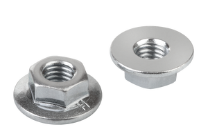 น็อตหกเหลี่ยม K1030 พร้อมหน้าแปลน D=M08 เหล็กกล้า - Product Image 1