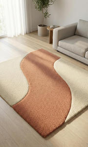 Modern Abstract Handtufted Wool Carpet Soft Luxury Area <b>Rug</b> <b>for</b> Living Room Bedroom and <b>Lounge</b> Spaces - Product Image 2