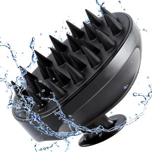 Handheld Plastic Waterproof Durable Hair Scalp Massager Brush Compact Travel-Friendly Easy-To-Hold Design Manual Cleaning Tool - Product Image 5