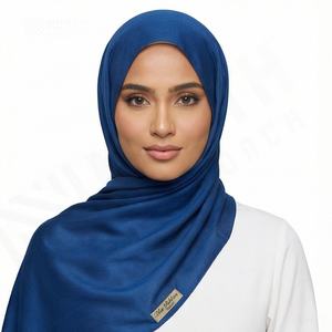 Hiyab de Alta Calidad Personalizado en Color, Suave y Transpirable, de Georgette Liso y Chifón Burbuja, para Uso Diario en Otoño, para Musulmanas - Product Image 3