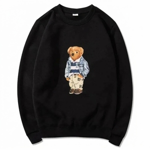 Sudadera Cómoda y Versátil de Invierno con Estampado de Oso, de Forro Polar, Unisex, Servicio OEM para Hombre y Mujer - Product Image 3