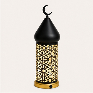 Decoración Metálica al por Mayor para Ramadán, Estrella Hueca de Hierro, Lámpara Eid Mubarak, Luna Creciente, Decoración Islámica para el Hogar, Centro de Mesa, Artículos para Fiestas - Product Image 5
