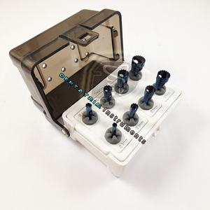 Kit de taladros de Trephine Dental con logotipo personalizado, instrumentos de odontología CE, rebaba de implante, con revestimiento de titanio, nuevo diseño, venta al por mayor - Product Image 1