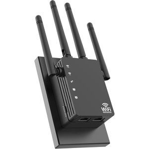 Ripetitore WiFi Dual Band 1200Mbps con 4 Antenne, Amplificatore di Segnale 5GHz/2.4GHz, 3 Modalità di Funzionamento - Product Image 1