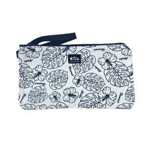 Bolsa de cosméticos de viaje de material de algodón ligero con logotipo personalizado con cremallera hecha en Vietnam - Product Image 5