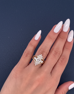 Anillo de Compromiso con Diamante Cultivado en Laboratorio de 2.80CT, VVS2 F, Certificado IGI, Corte Ovalado, Halo, Conjunto Nupcial, Oro Blanco, Venta al Por Mayor - Product Image 5