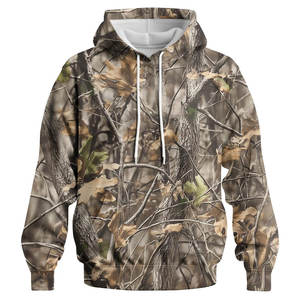 Sudadera con Capucha Premium con Estampado de Camuflaje Selvático, Estilo Urbano, Talla Grande, para Hombre y Mujer, Alta Calidad - Product Image 1