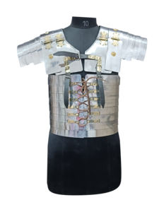 ชุดเกราะโรมันแบบ Lorica Segmentata ของแท้ ผลิตด้วยมือจากเหล็กแผ่น สำหรับการแสดงประวัติศาสตร์ งานฝีมือโลหะ ราคาขายส่ง - Product Image 1