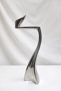 Antique Iron <b>Brass</b> Finish 3-Arm Tulip Handmade <b>Candlestick</b> Holder Flower Design Metal Vintage Wedding Home Table Decor - Product Image 3