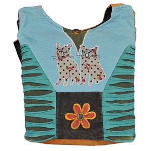Sac à dos hobo en coton pour femme, écologique, pour un usage quotidien - Product Image 1